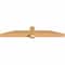 Ekena Millwork Eugene Smooth Timber Gable Bracket, Western Red Cedar, 72"W x 12"H x 5 1/2"D x 5 1/2"F, 4/12 Pitch GBW072X12X0606EUG00SWR - alternate 2